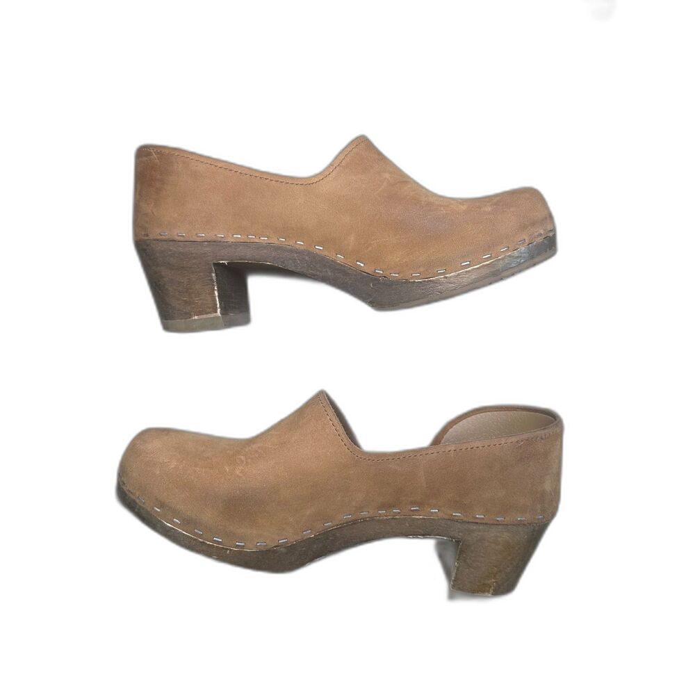 Sandgrens Brett Closed Toe Sweden Clogs - Dexter Tan Women's EU 39 or US 8.5